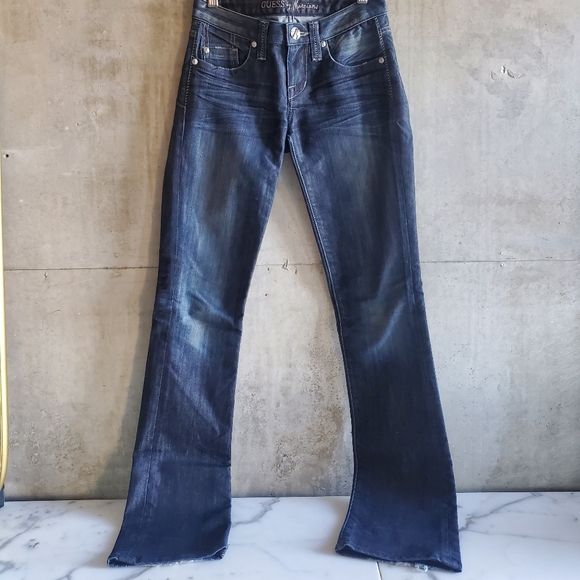 Guess by Marciano / Dark blue denim Jeans/ Size 24 - Picture 3 of 8